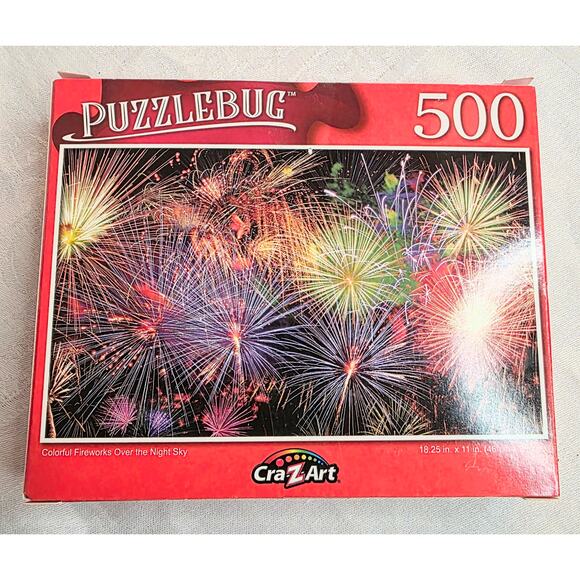 Set of 3 Complete 500 Piece Puzzles Colorful Fireworks Colorful Windows 3 Amigos - Picture 3 of 4